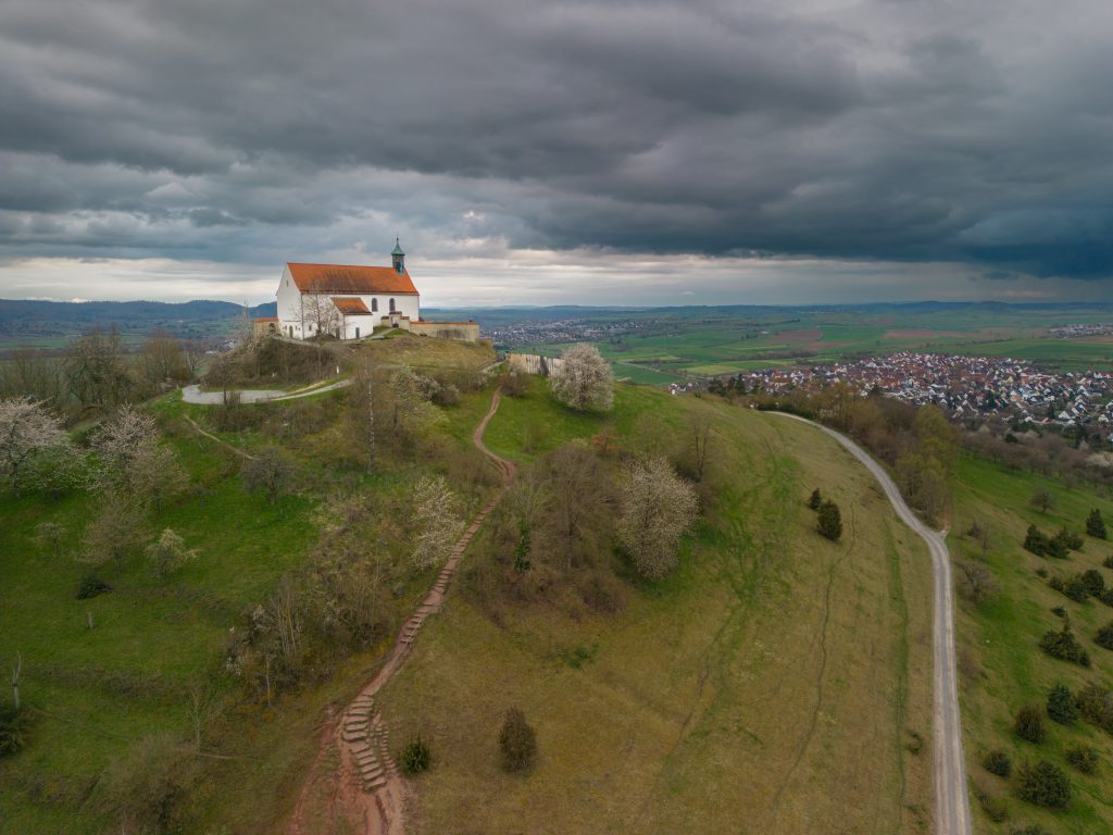 Drohnenaufnahme Kapelle